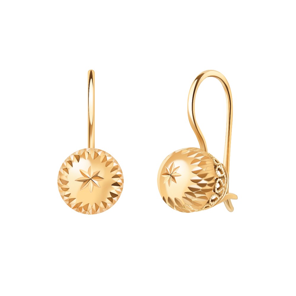 Золотые серьги АТОЛЛ 2612а Золотые серьги АТОЛЛ 2612а