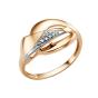 Золотое кольцо с фианитом ДИНАСТИЯ 009361-1102