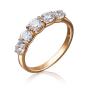 Золотое кольцо дорожка с кристаллом swarovski ПЛАТИНА 01-4375-00-501- Золотое кольцо дорожка с кристаллом swarovski ПЛАТИНА 01-4375-00-501-