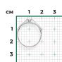 Кольцо из белого золота с фианитом ПЛАТИНА 01-5048-00-501-1120-38