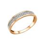 Золотое кольцо дорожка с фианитом ДИНАСТИЯ 016741-1102