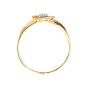 Золотое кольцо с фианитом SOKOLOV 018066