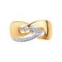 Золотое кольцо с фианитом SOKOLOV 018290