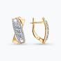 Золотые серьги с фианитом SOKOLOV 0200761