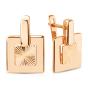 Золотые серьги ДИНАСТИЯ 028892-1010