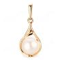 Золотая подвеска с жемчугом ПЛАТИНА 03-1932-00-301-1110-31