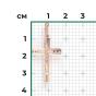 Золотая подвеска крест ПЛАТИНА 03-2781-00-000-1111-42