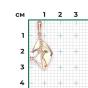 Золотая подвеска ПЛАТИНА 03-2878-00-000-1140-48