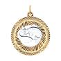 Золотая подвеска знак зодиака SOKOLOV 031210