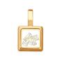 Золотая подвеска с кристаллом swarovski SOKOLOV 035354 Золотая подвеска с кристаллом swarovski SOKOLOV 035354