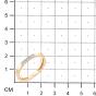 Золотое обручальное кольцо с цирконием ЗОЛОТЫЕ УЗОРЫ 04-51-0602-00