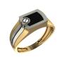 Мужская печатка из золота с ониксом SANIS 08-540198