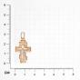 Золотая подвеска крест ГОЛДЕН ГЛОБ 102-ОБ-26.30-11