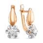 Золотые серьги с бриллиантом BRILLIANT STYLE 115-210
