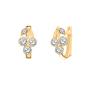 Золотые серьги с фианитом АТОЛЛ 20384