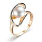 Золотое кольцо с жемчугом DEFLEUR 21257A1
