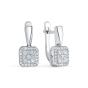 Серьги из белого золота с бриллиантом VESNA 21836-251-46-00