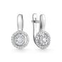 Серьги из белого золота с бриллиантом VESNA 22198-251-46-00
