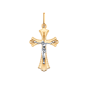 Золотая подвеска крест АТОЛЛ 3076