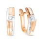 Золотые серьги с бриллиантом BRILLIANT STYLE 3231-210
