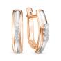 Золотые серьги с бриллиантом BRILLIANT STYLE 3312-210