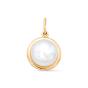 Золотая подвеска с жемчугом DEFLEUR 33309A1