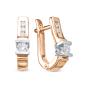 Золотые серьги с бриллиантом BRILLIANT STYLE 3414-210 Золотые серьги с бриллиантом BRILLIANT STYLE 3414-210