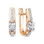 Золотые серьги с бриллиантом BRILLIANT STYLE 3463-210