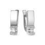 Серьги из белого золота с бриллиантом BRILLIANT STYLE 3816-21001