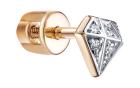 Золотые серьги пусеты-гвоздики с бриллиантом VESNA 41410-151-01-00