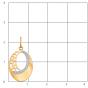 Золотая подвеска с фианитом АТОЛЛ 50209