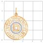 Золотая подвеска с фианитом АТОЛЛ 50315