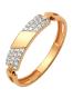 Золотое кольцо дорожка с фианитом СОРОКИН 70232300
