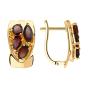 Золотые серьги с гранатом SOKOLOV 725865