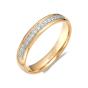 Золотое кольцо дорожка с бриллиантом BRILLIANT STYLE 912-110