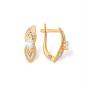 Золотые серьги с кристаллом swarovski ЕФРЕМОВ С1329551 Золотые серьги с кристаллом swarovski ЕФРЕМОВ С1329551
