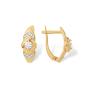 Золотые серьги с кристаллом swarovski ЕФРЕМОВ С1329966 Золотые серьги с кристаллом swarovski ЕФРЕМОВ С1329966