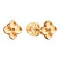 Золотые серьги пусеты-гвоздики KARATOV Т10062Г495