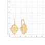 Золотые серьги KARATOV Т11062В659