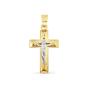 Золотая подвеска крест KARATOV Т13006609