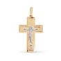 Золотая подвеска крест KARATOV Т13006610