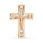 Золотая подвеска крест KARATOV Т13066771