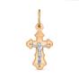 Золотая подвеска крест KARATOV Т13086034