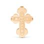 Золотая подвеска крест с фианитом KARATOV Т13206774