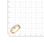 Золотое кольцо дорожка с фианитом KARATOV Т14701Б400