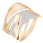 Золотое кольцо с фианитом АЛЕКСАНДРА кл3104-01