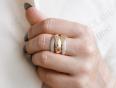 Золотое кольцо с фианитом АЛЕКСАНДРА кл3142