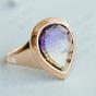Золотое кольцо с аметрином АЛЕКСАНДРА кл3227-49