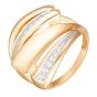 Золотое кольцо с фианитом АЛЕКСАНДРА кл3465