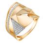 Золотое кольцо с фианитом АЛЕКСАНДРА кл3794